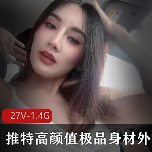 推特热门W气质高颜值精选身材小视频，脸部打码单挑三人游CC口失眠